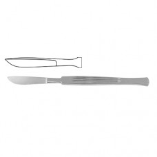 Dissecting Knife / Opreating Knife Bellied Blade - Fig. 1 Stainless Steel, 14 cm - 5 1/2"